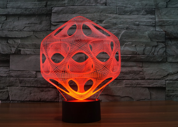 3D Creative LED Night Light USB for Romantic Gifts
