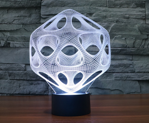 3D Creative LED Night Light USB for Romantic Gifts